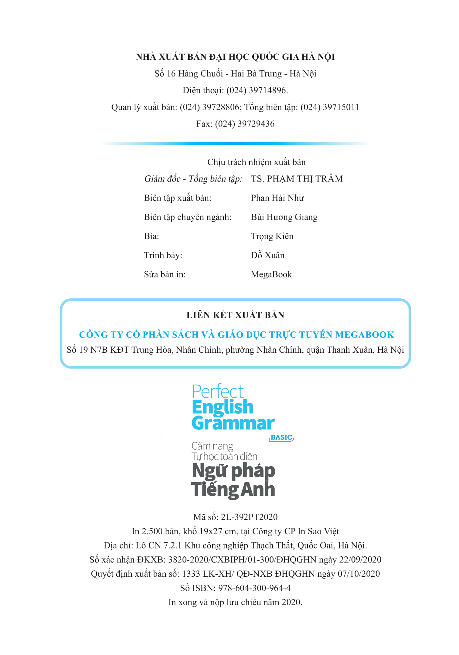 perfect english grammar - cẩm nang tự học toàn diện ngữ pháp tiếng anh - basic