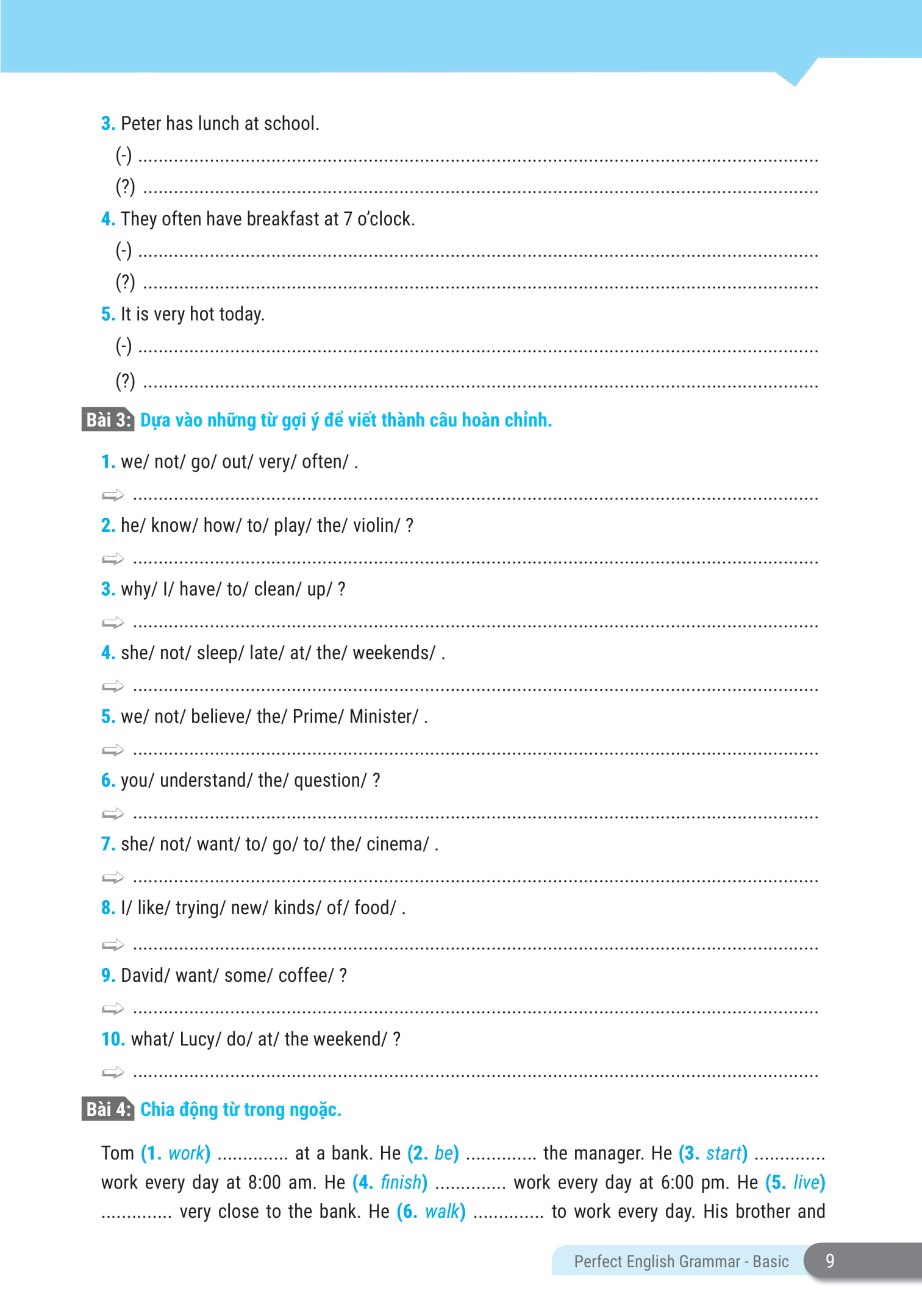 perfect english grammar - cẩm nang tự học toàn diện ngữ pháp tiếng anh - basic