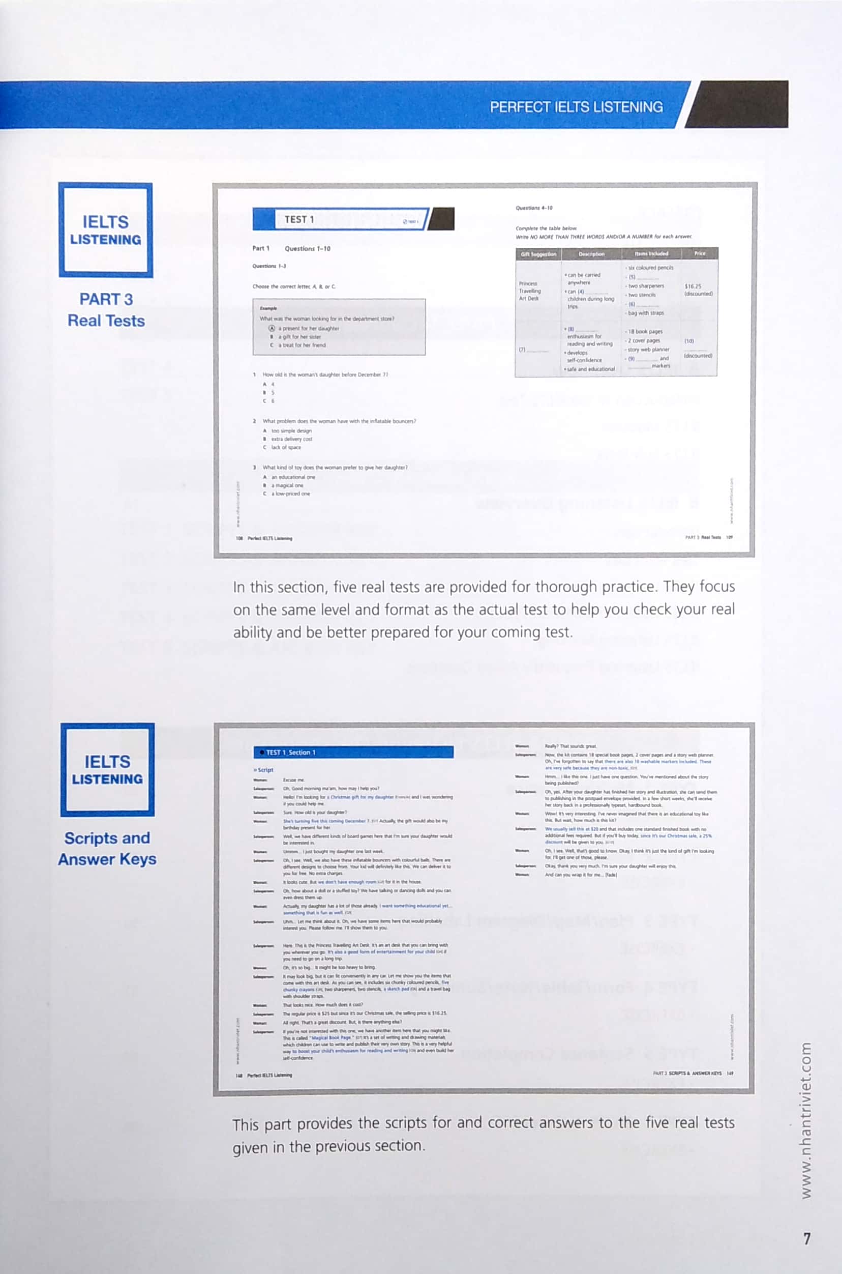 perfect ielts listening