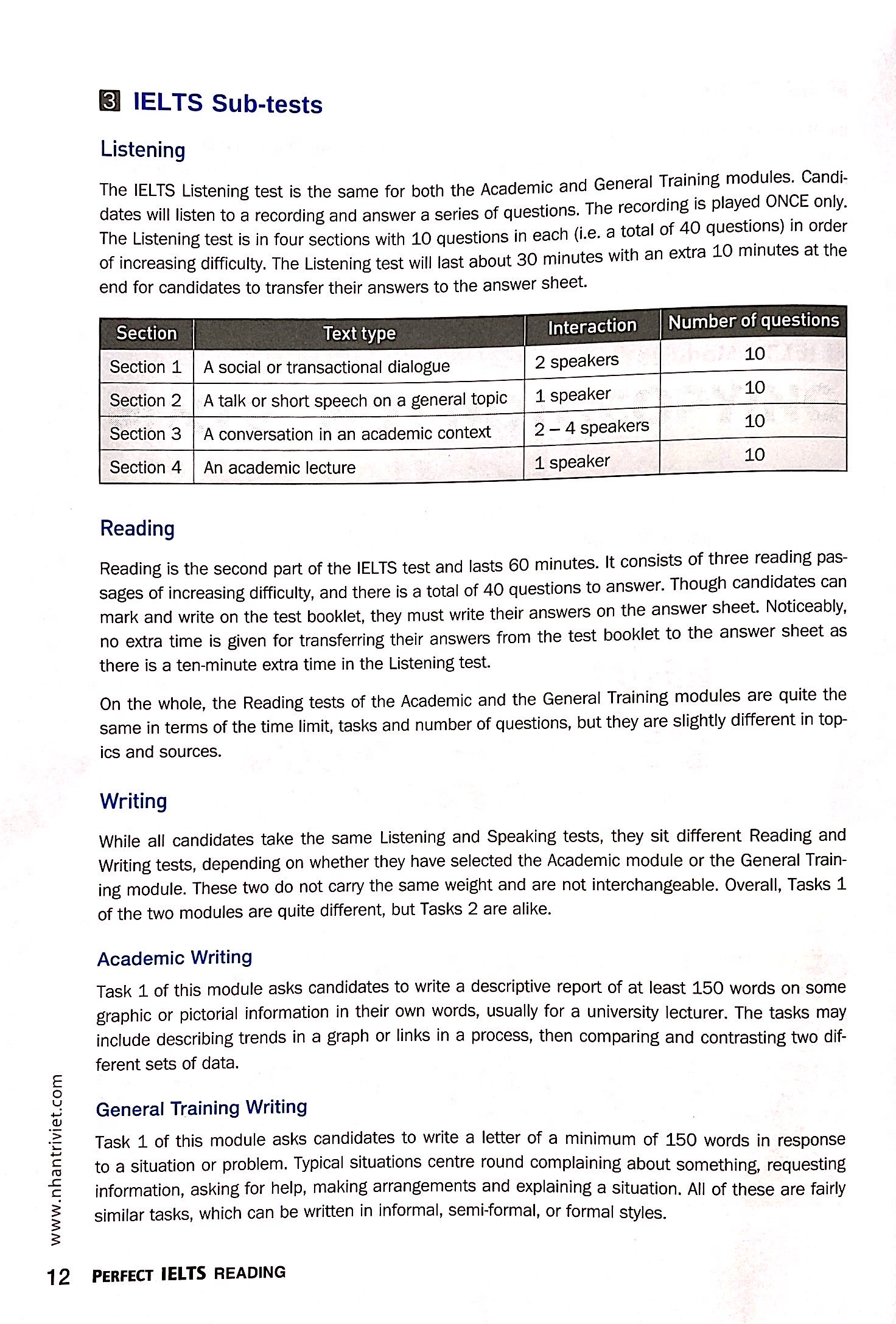 perfect ielts reading