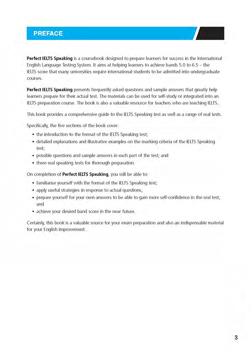 perfect ielts speaking