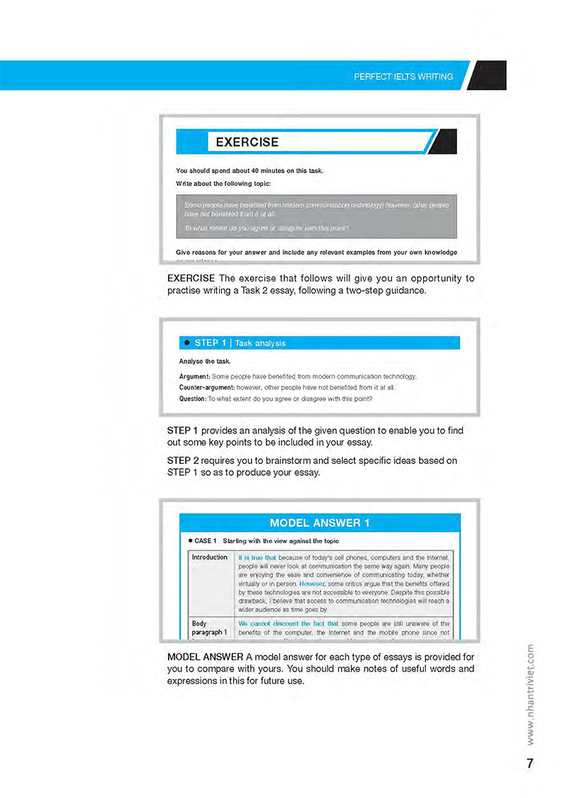 perfect ielts writing