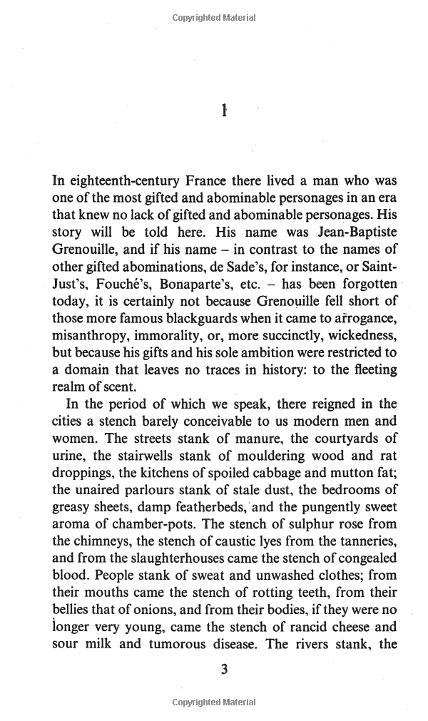 perfume: the story of a murderer