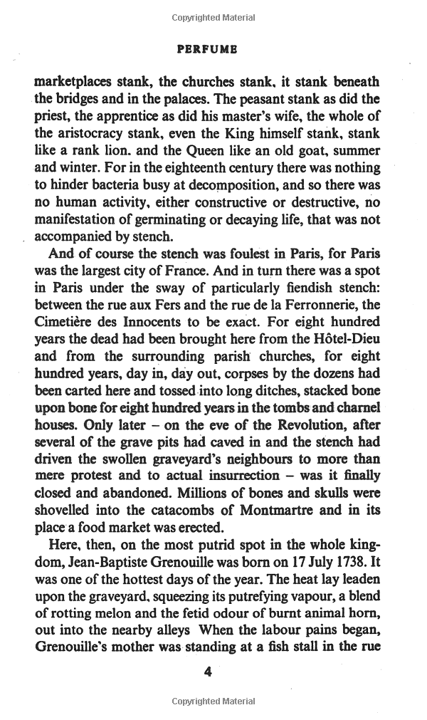 perfume: the story of a murderer