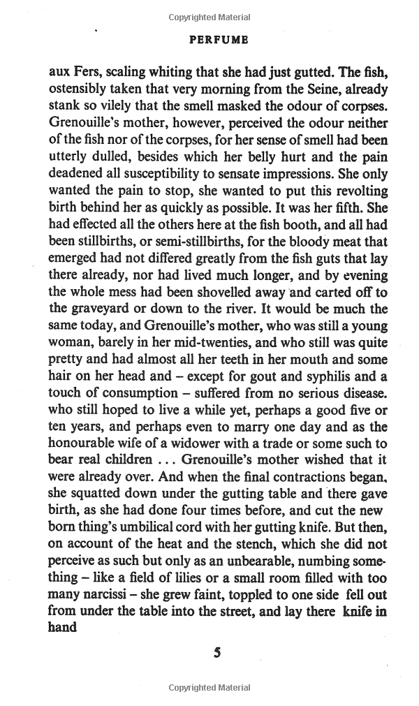 perfume: the story of a murderer