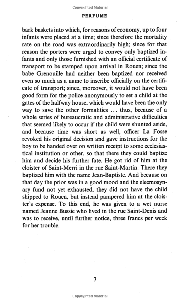 perfume: the story of a murderer