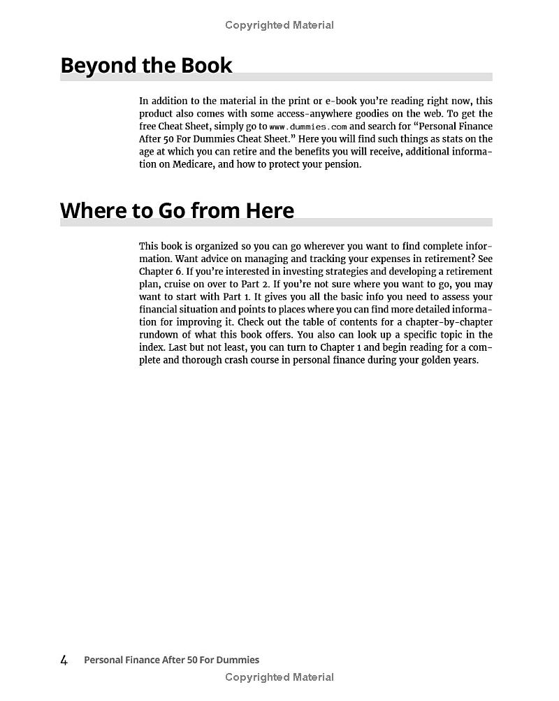 personal finance after 50 for dummies 3rd edition