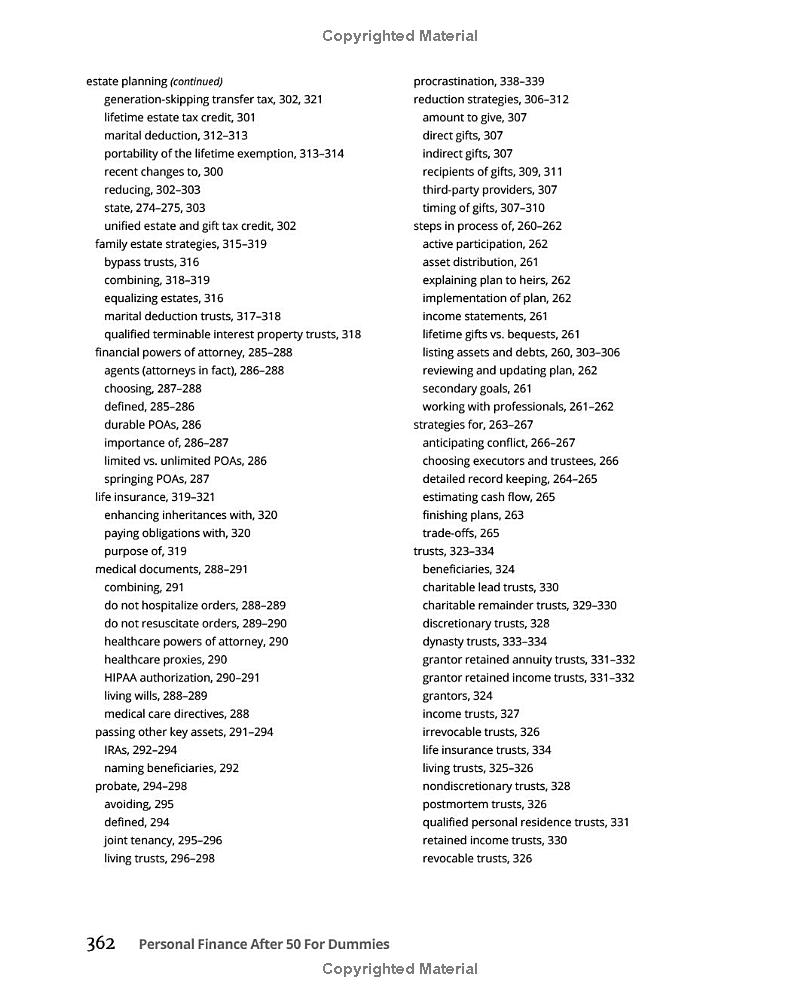 personal finance after 50 for dummies 3rd edition