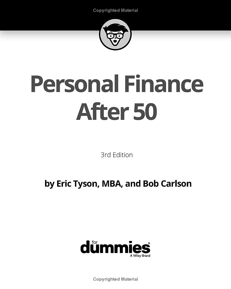 personal finance after 50 for dummies 3rd edition