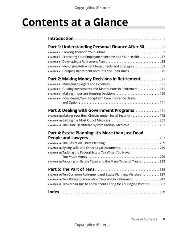 personal finance after 50 for dummies 3rd edition