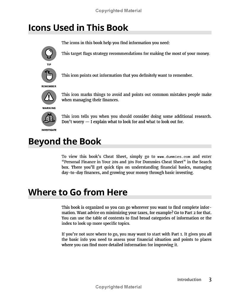 personal finance in your 20s & 30s for dummies - 3rd edition