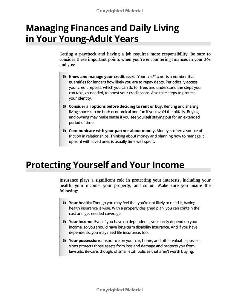 personal finance in your 20s & 30s for dummies - 3rd edition