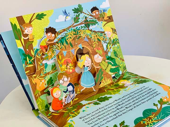 peter pan pop-up books
