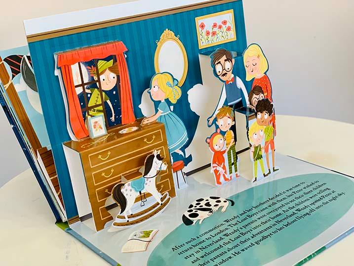 peter pan pop-up books
