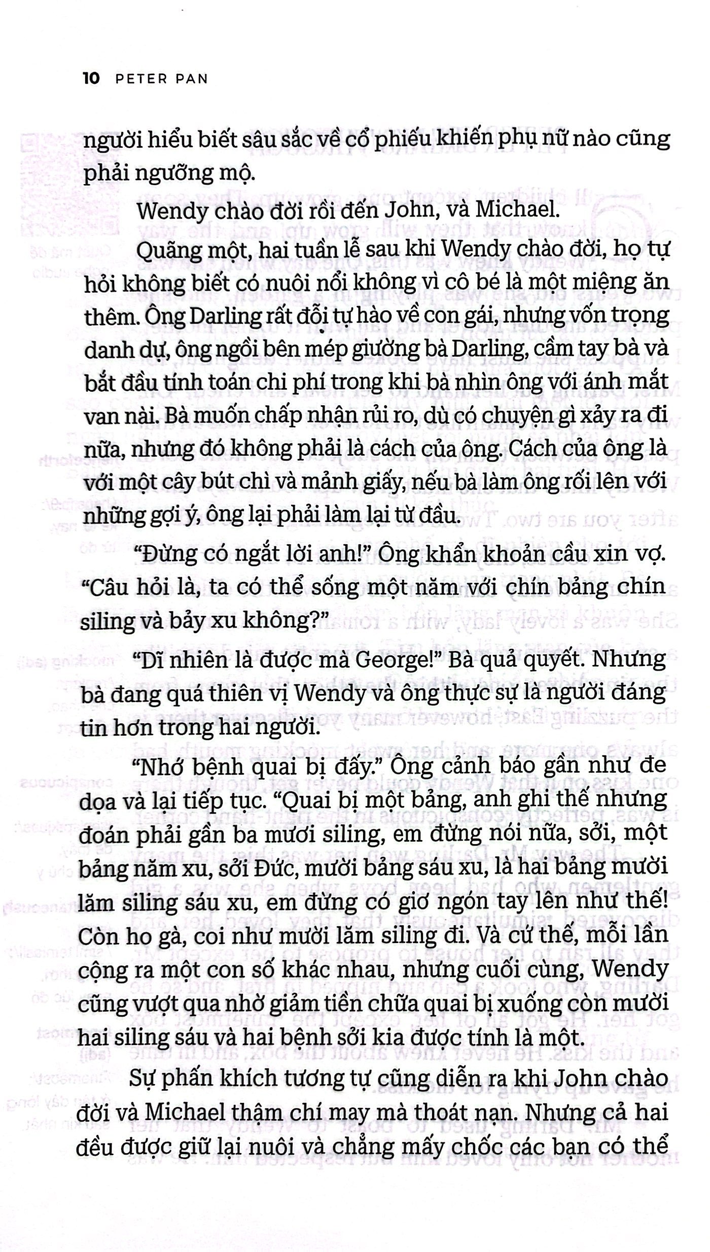 peter pan - song ngữ