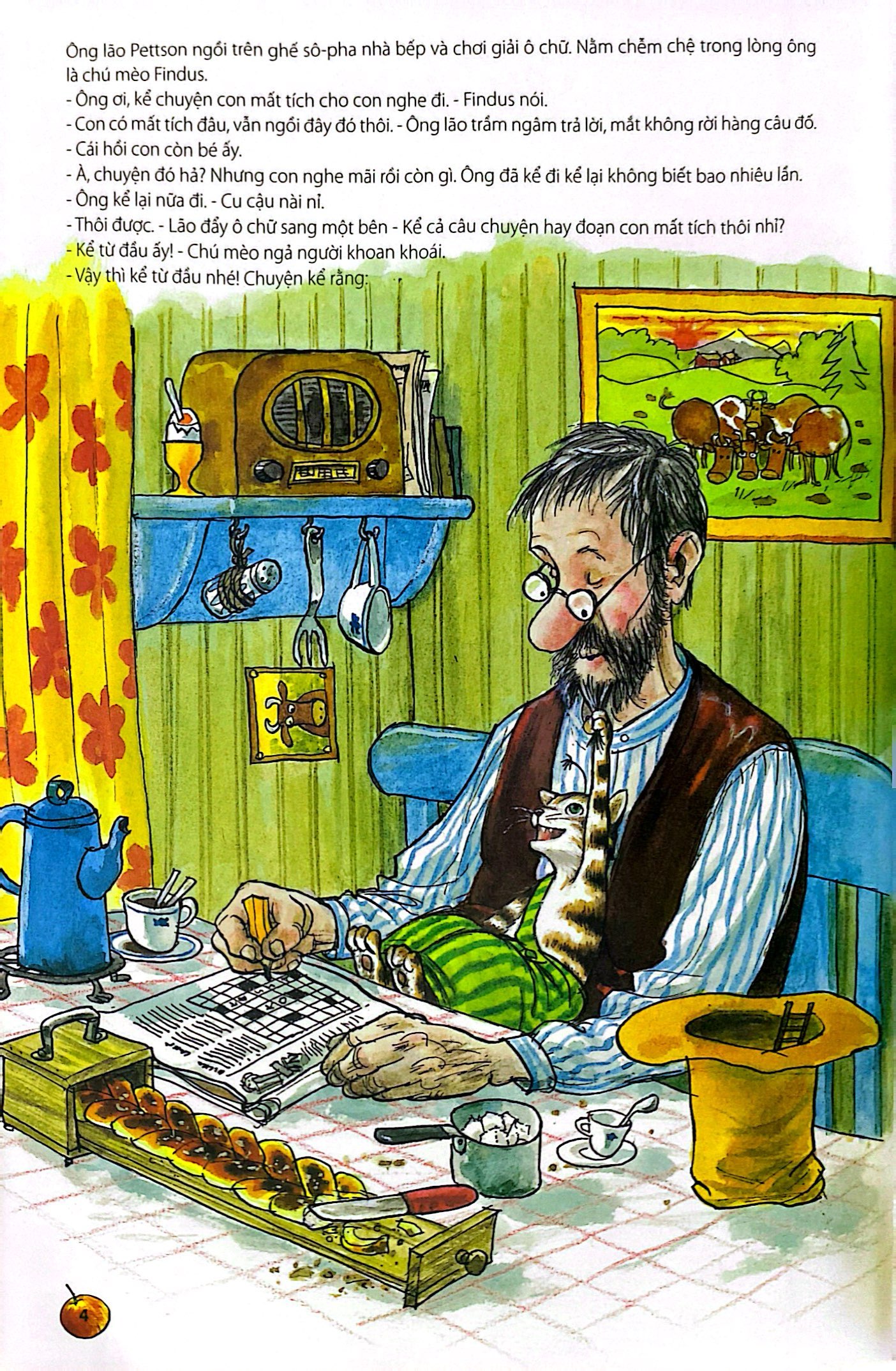 pettson & findus - findus bé bỏng mất tích