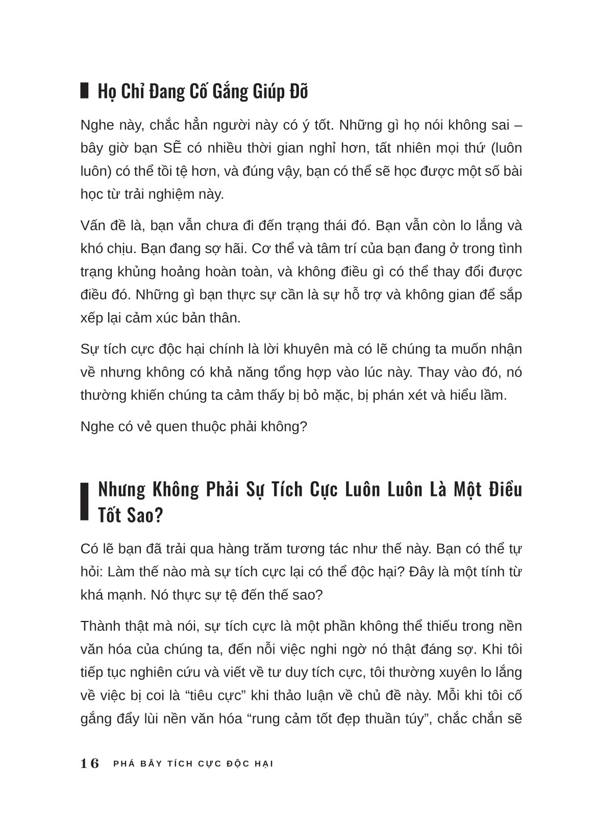 phá bẫy tích cực độc hại - trung thực với cảm xúc trong một thế giới ám ảnh với hạnh phúc