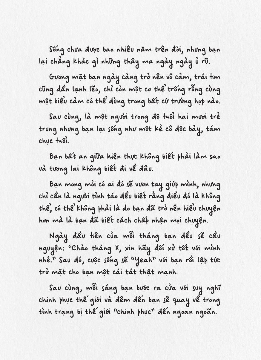 phải trưởng thành thôi, đến lượt bạn rồi!