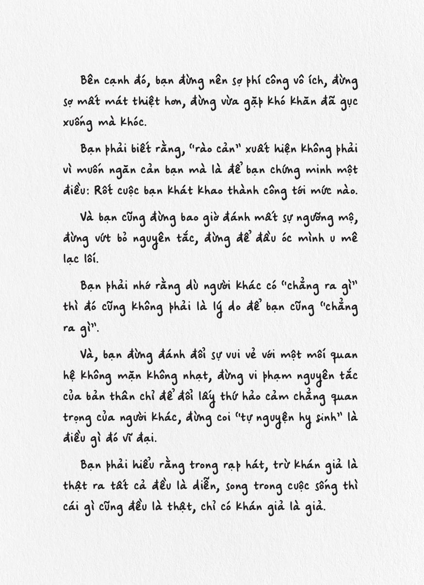 phải trưởng thành thôi, đến lượt bạn rồi!