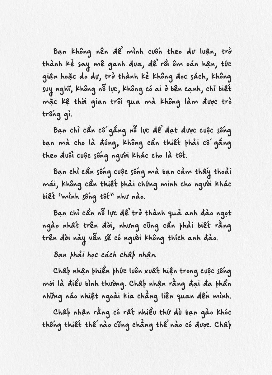 phải trưởng thành thôi, đến lượt bạn rồi!