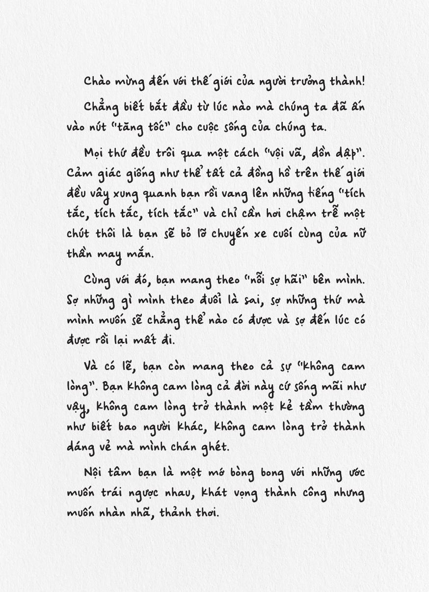 phải trưởng thành thôi, đến lượt bạn rồi!