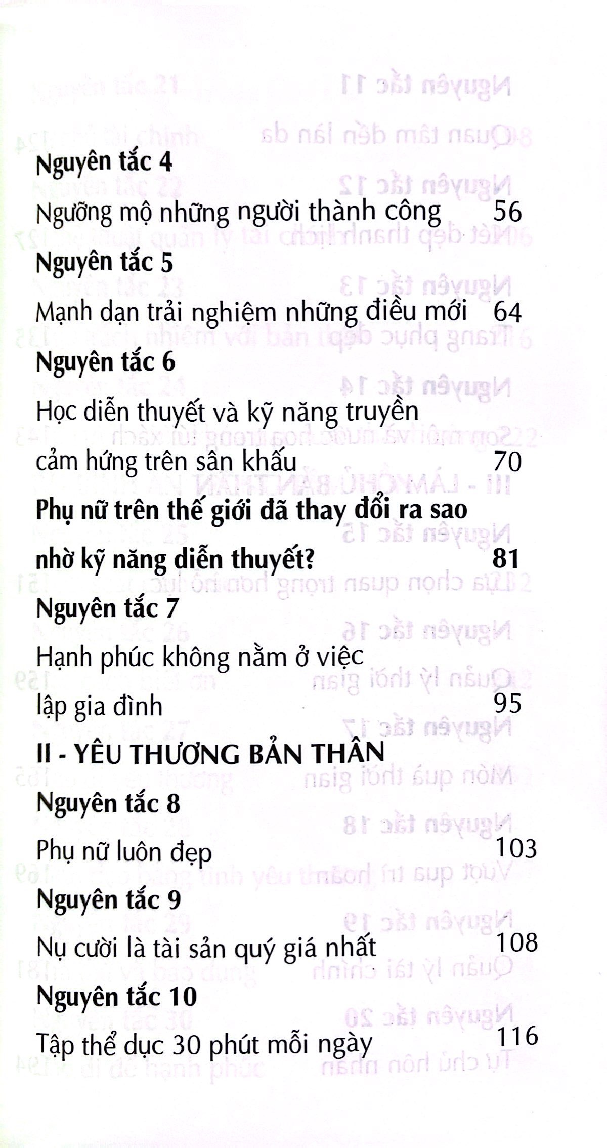 phẩm cách cao quý - bản lĩnh nữ hoàng - 30 nguyên tắc vàng của phụ nữ hạnh phúc