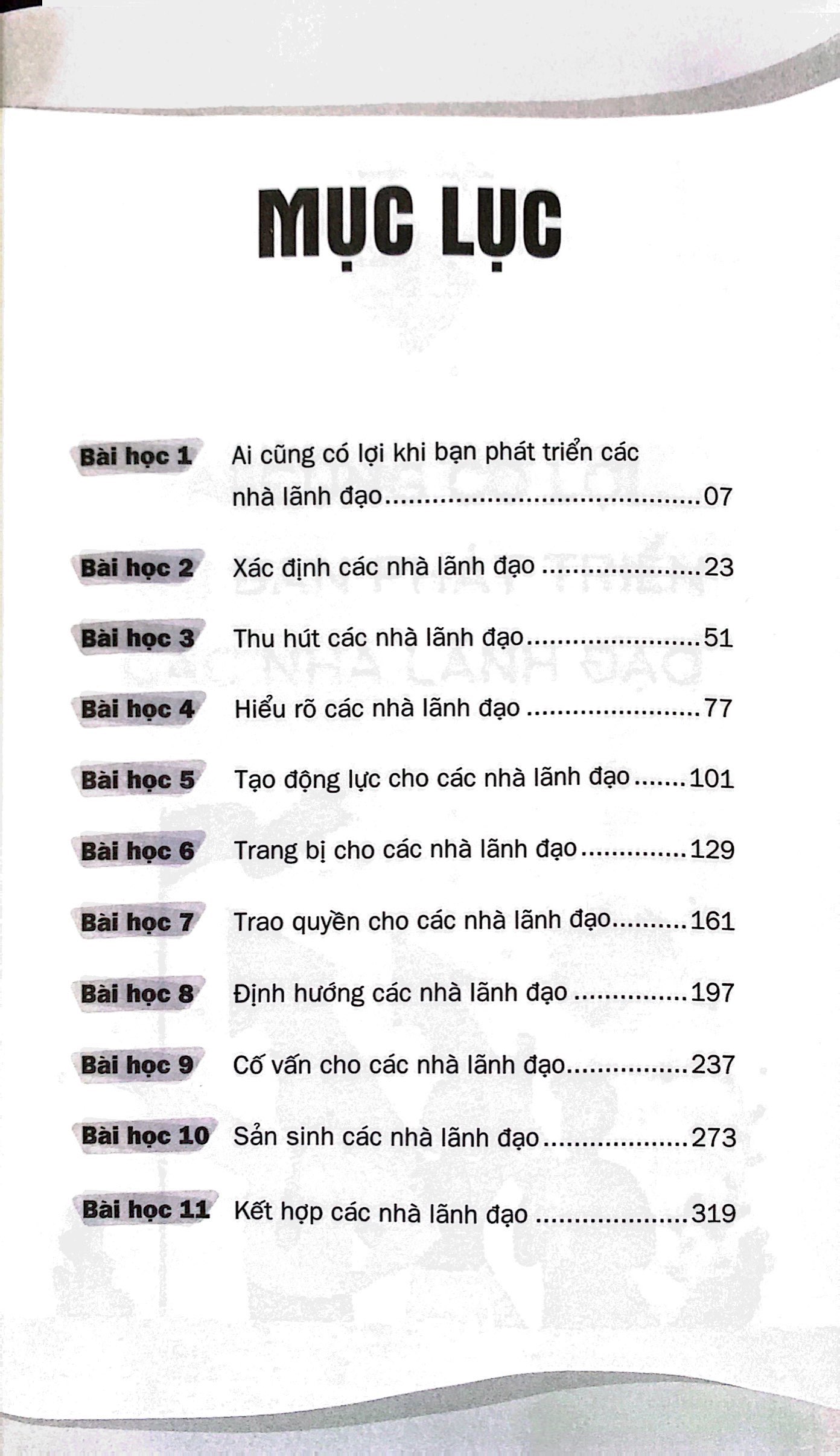 phẩm chất lãnh đạo - kiến tạo tương lai