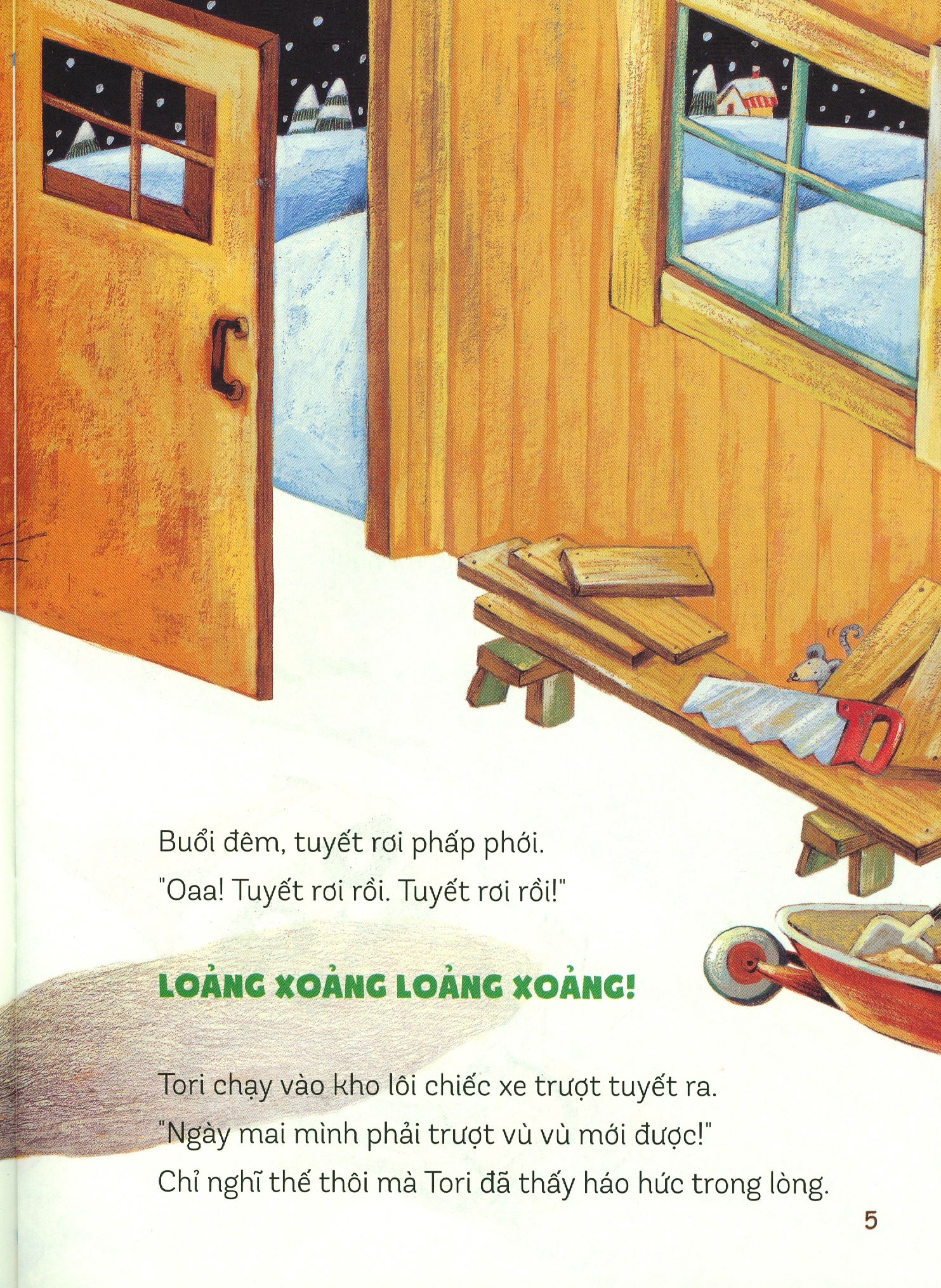 phẩm chất lãnh đạo nhí - tinh thần trách nhiệm - vào ngày tuyết rơi