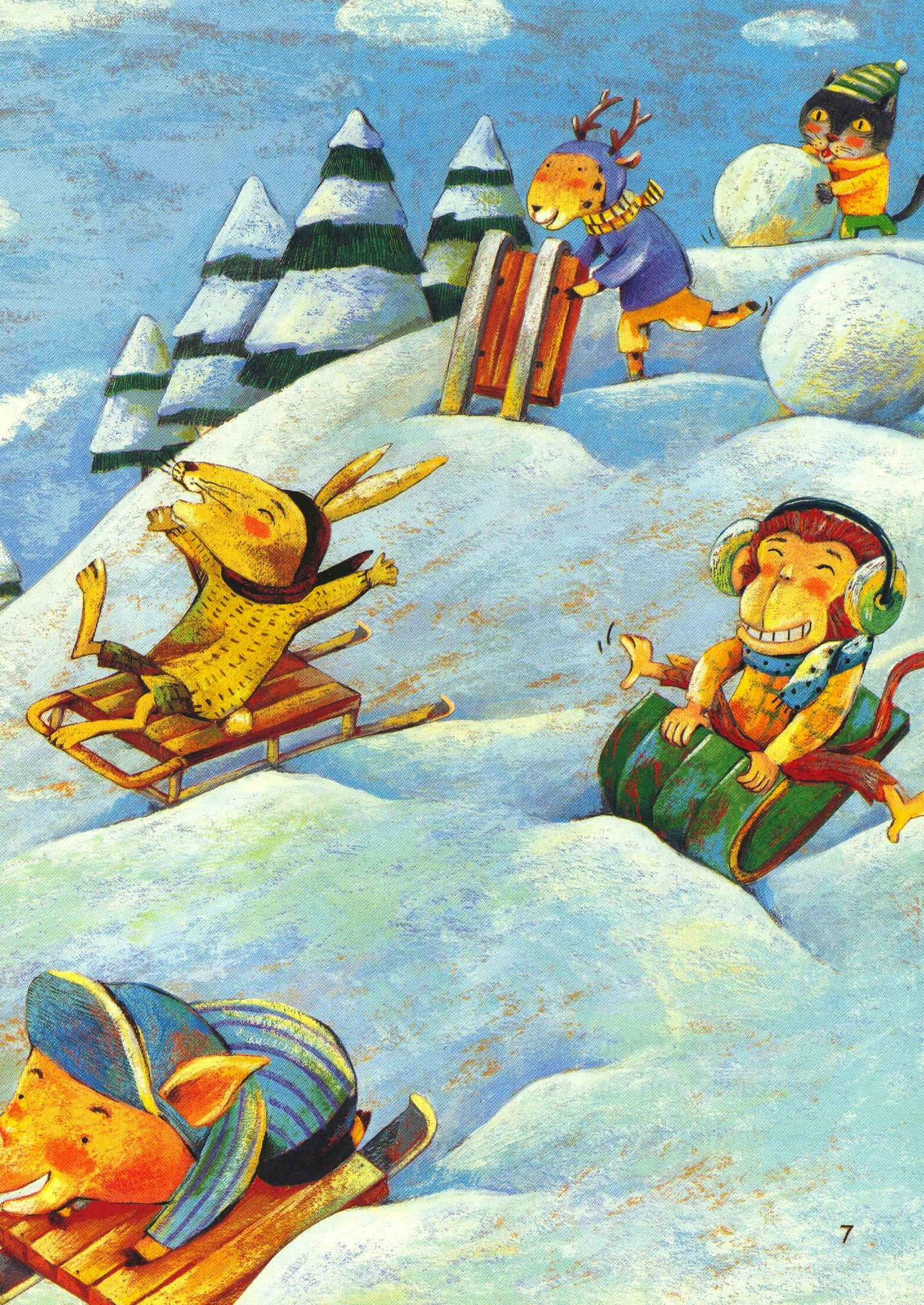 phẩm chất lãnh đạo nhí - tinh thần trách nhiệm - vào ngày tuyết rơi