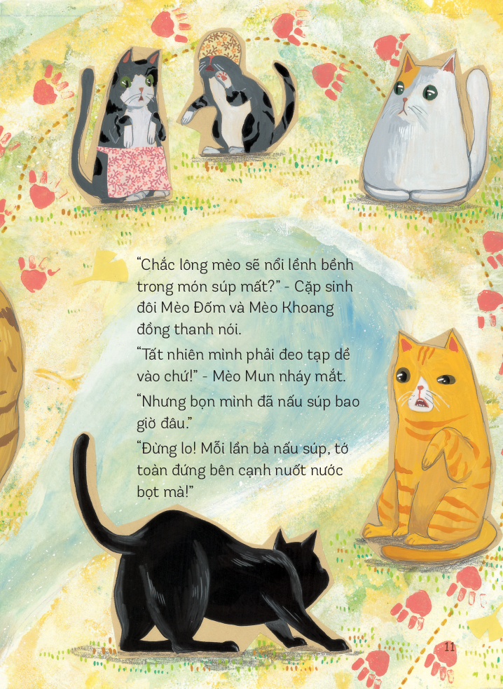 phẩm chất nhà lãnh đạo nhí - tinh thần hợp tác - món súp của mèo