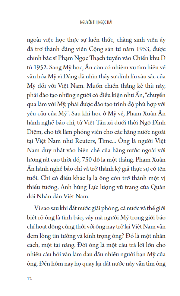 phạm xuân ẩn - tên người như cuộc đời