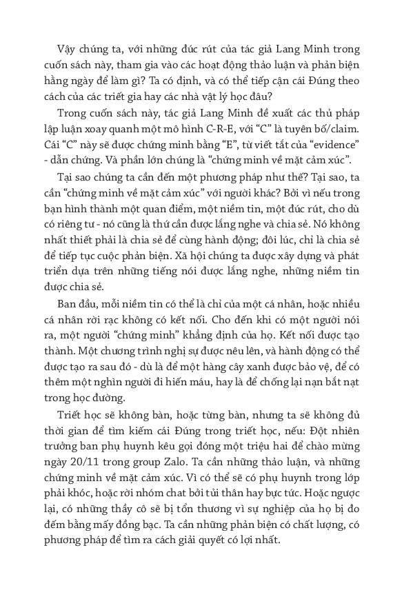 phản biện như một chuyên gia - lập luận sắc bén và tư duy hiệu quả