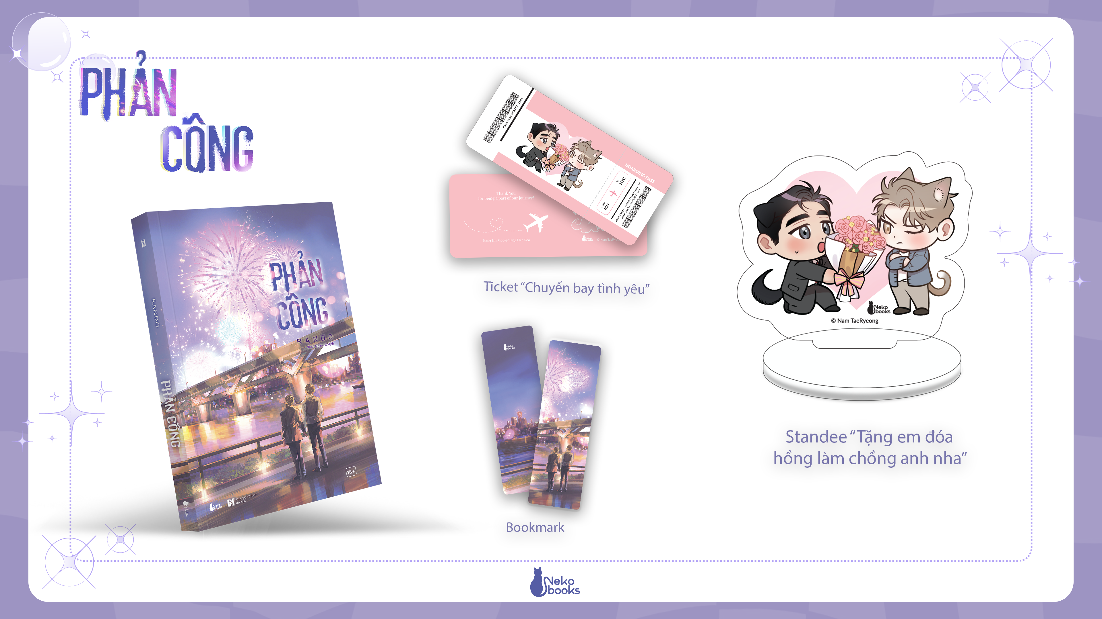 phản công - bản đặc biệt - tặng kèm bookmark bồi cứng 2 mặt + ticket 2 mặt + standee