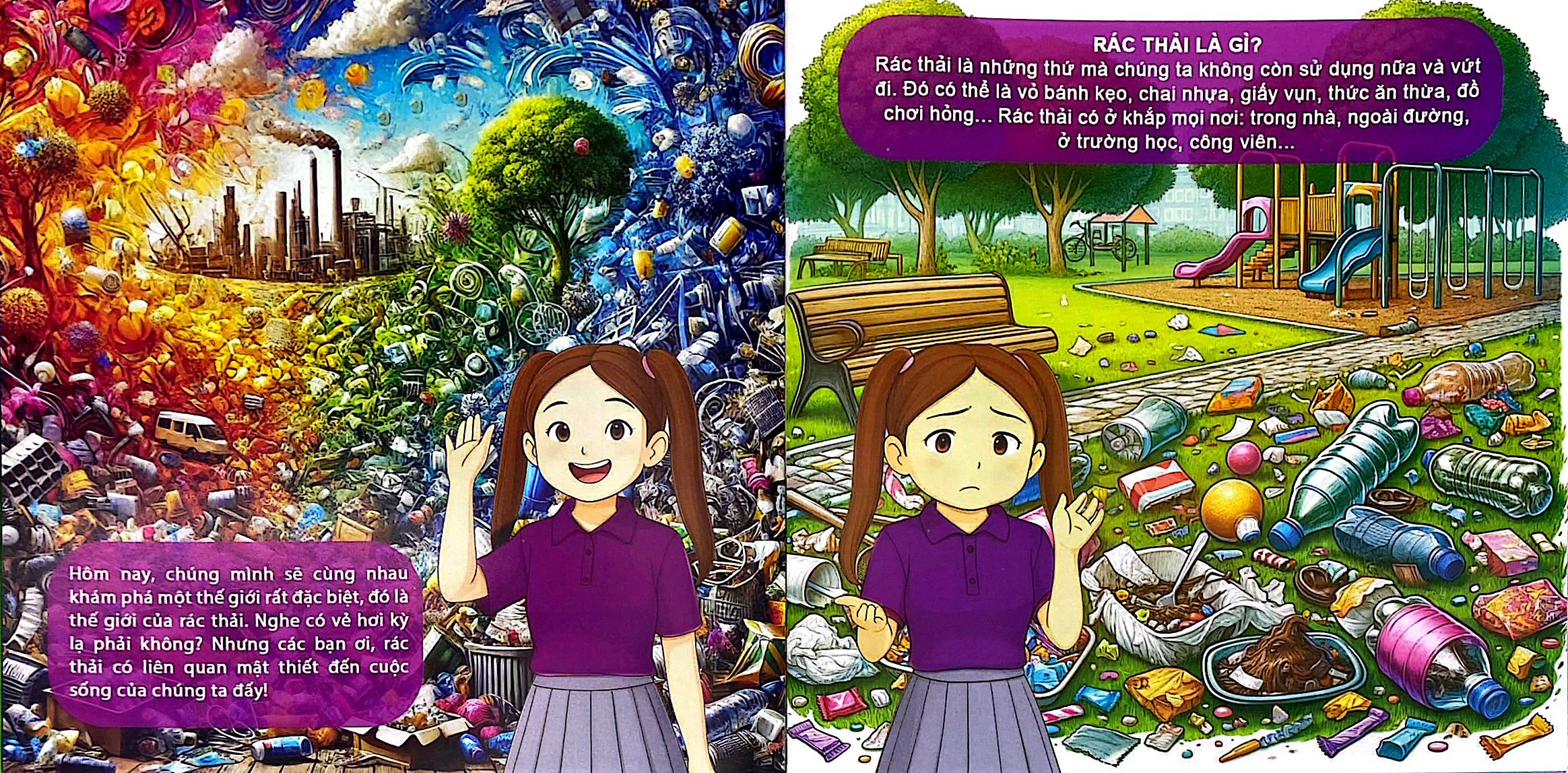 Phân Loại Rác - Bé Giữ Xanh Trái Đất
