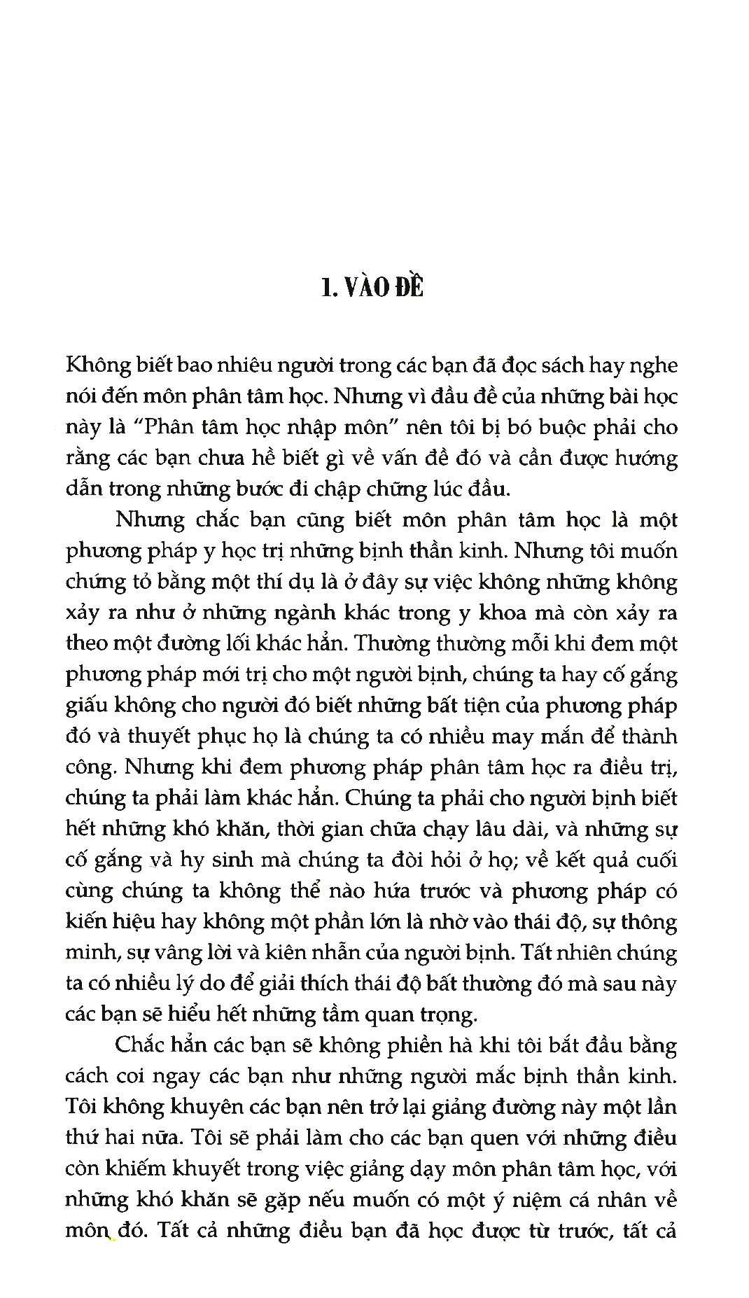 phân tâm học nhập môn