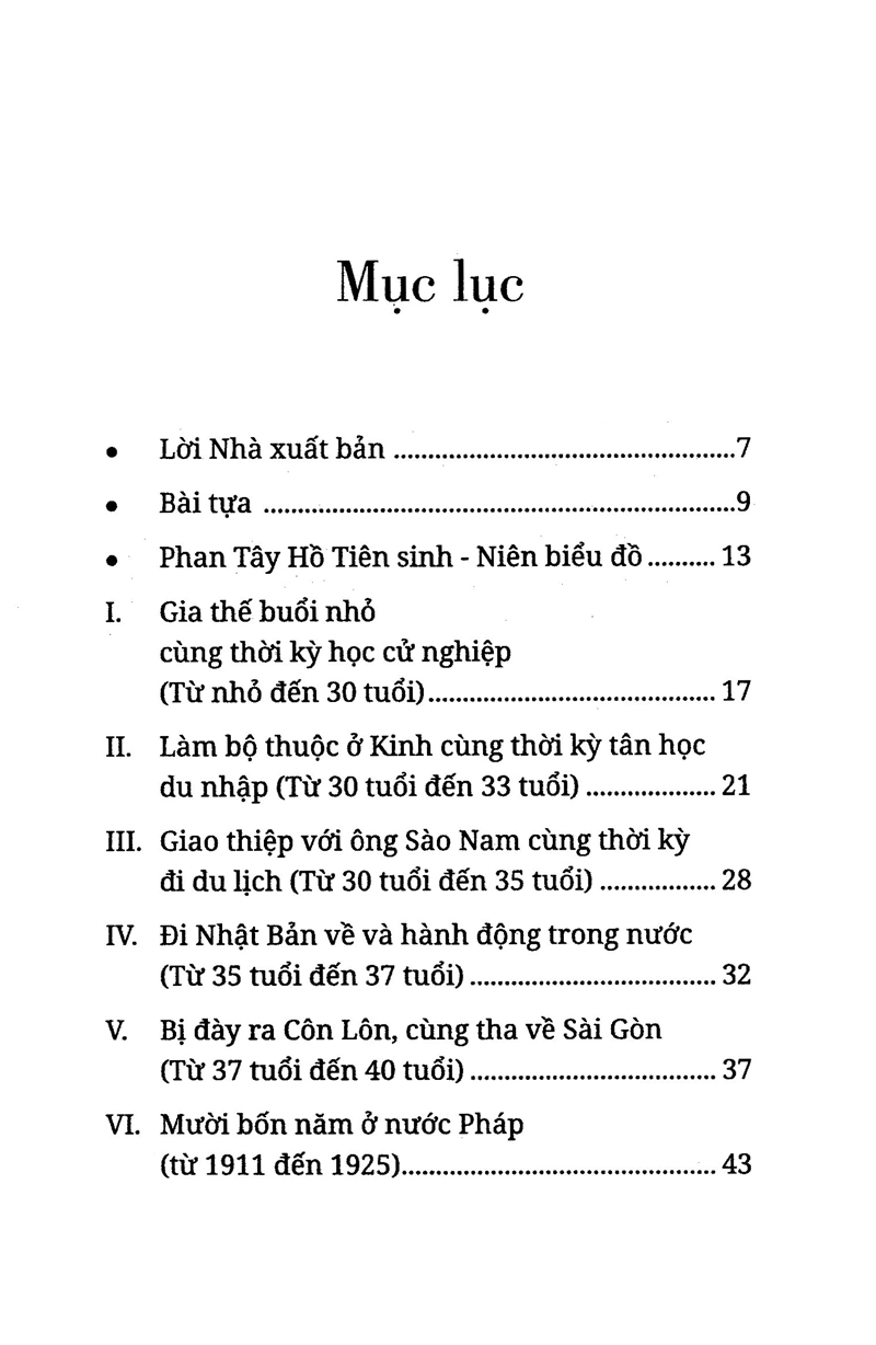 phan tây hồ tiên sinh lịch sử