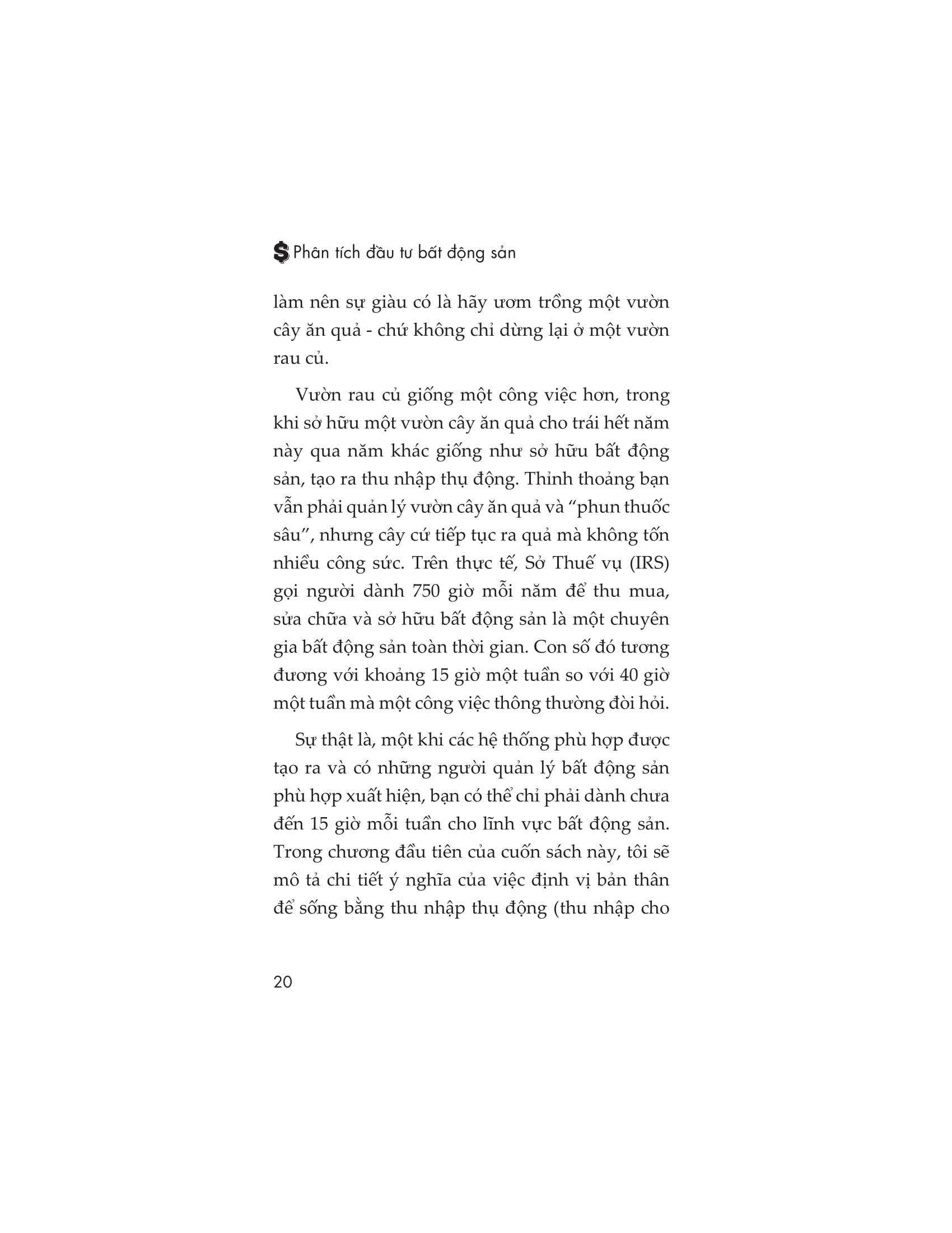 phân tích đầu tư bất động sản