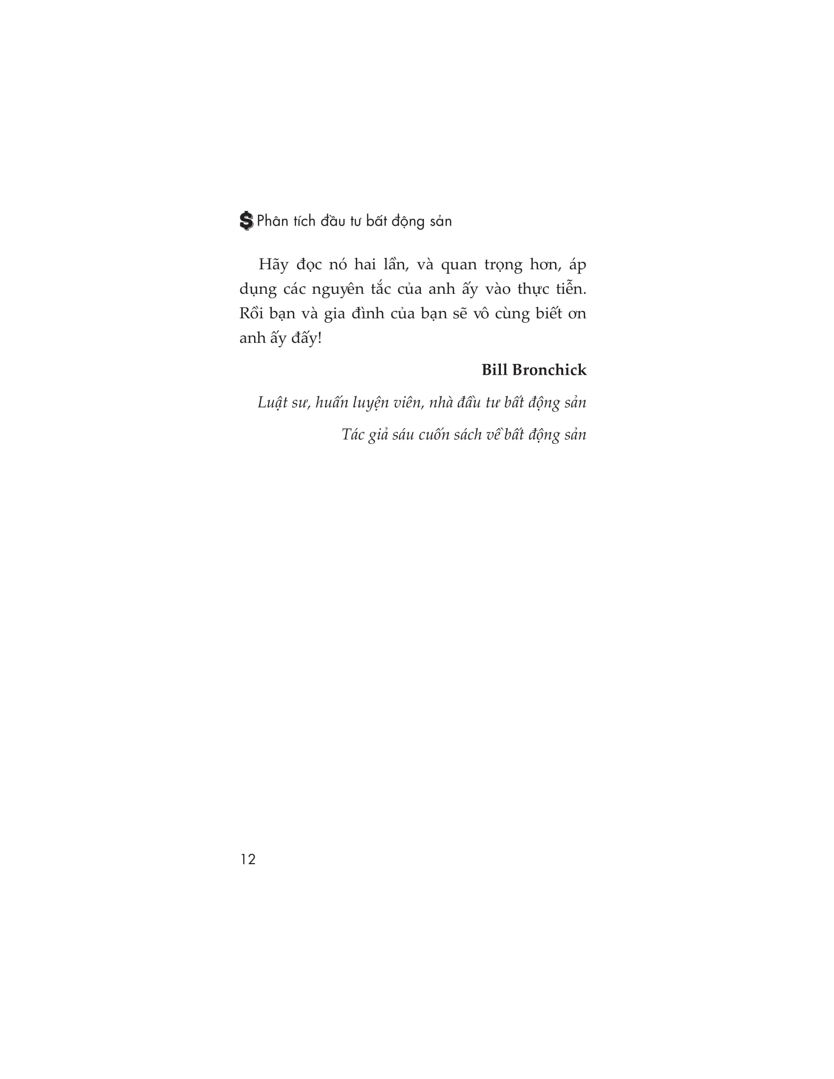 phân tích đầu tư bất động sản