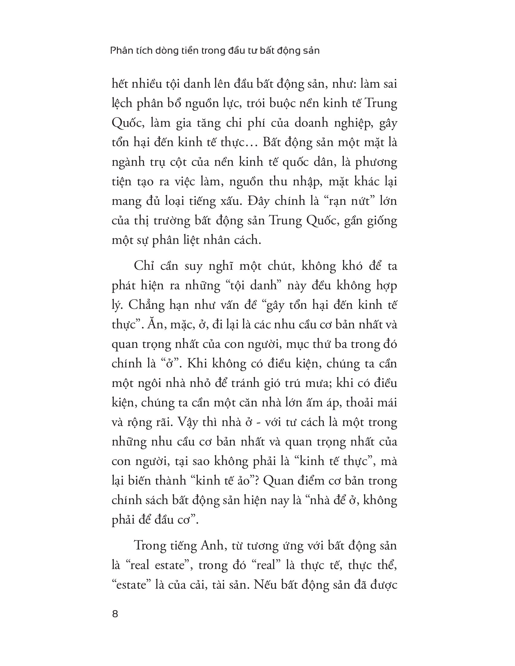 phân tích dòng tiền trong đầu tư bất động sản
