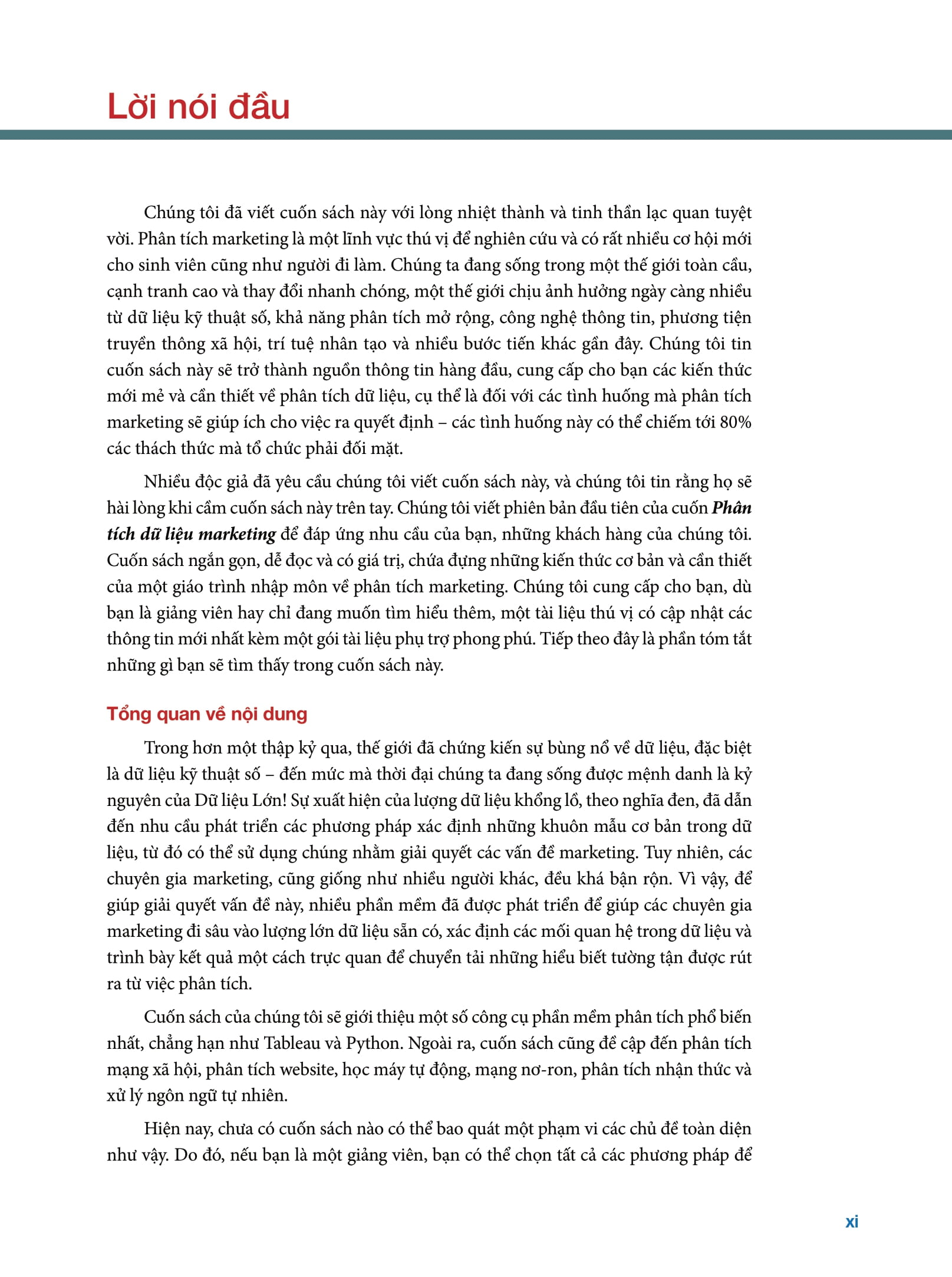 phân tích dữ liệu marketing