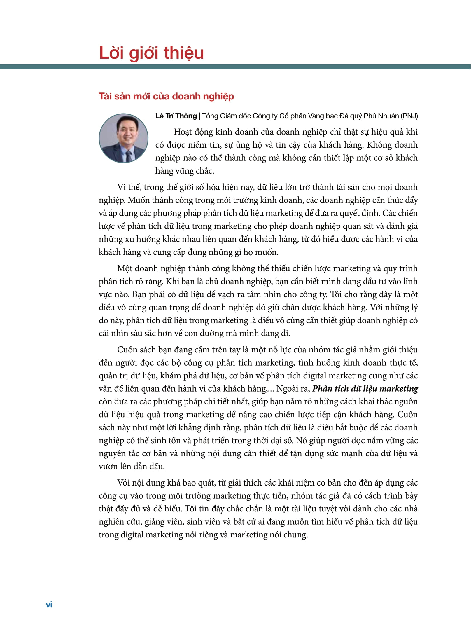 phân tích dữ liệu marketing