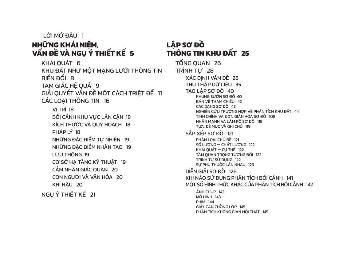 phân tích khu đất - lập sơ đồ thông tin cho công việc thiết kế kiến trúc