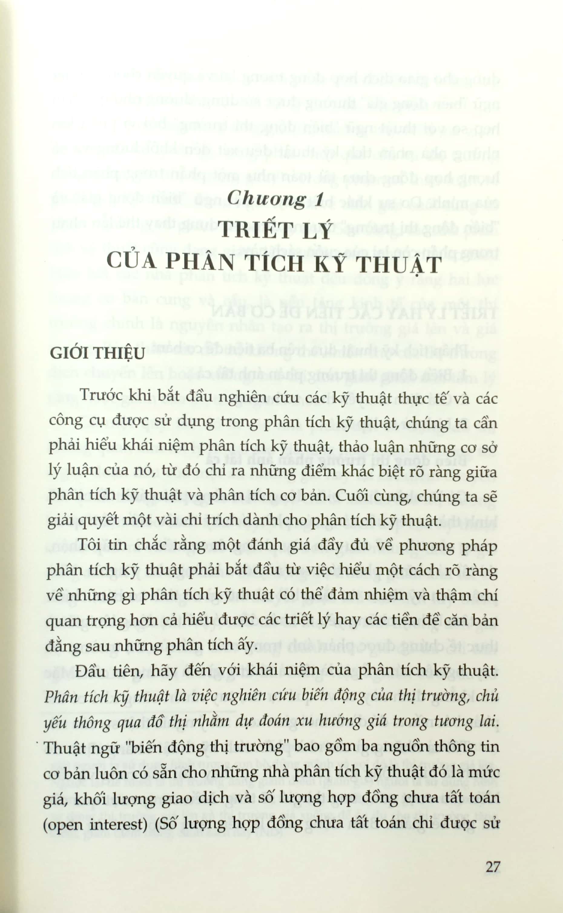 phân tích kỹ thuật trong thị trường tài chính