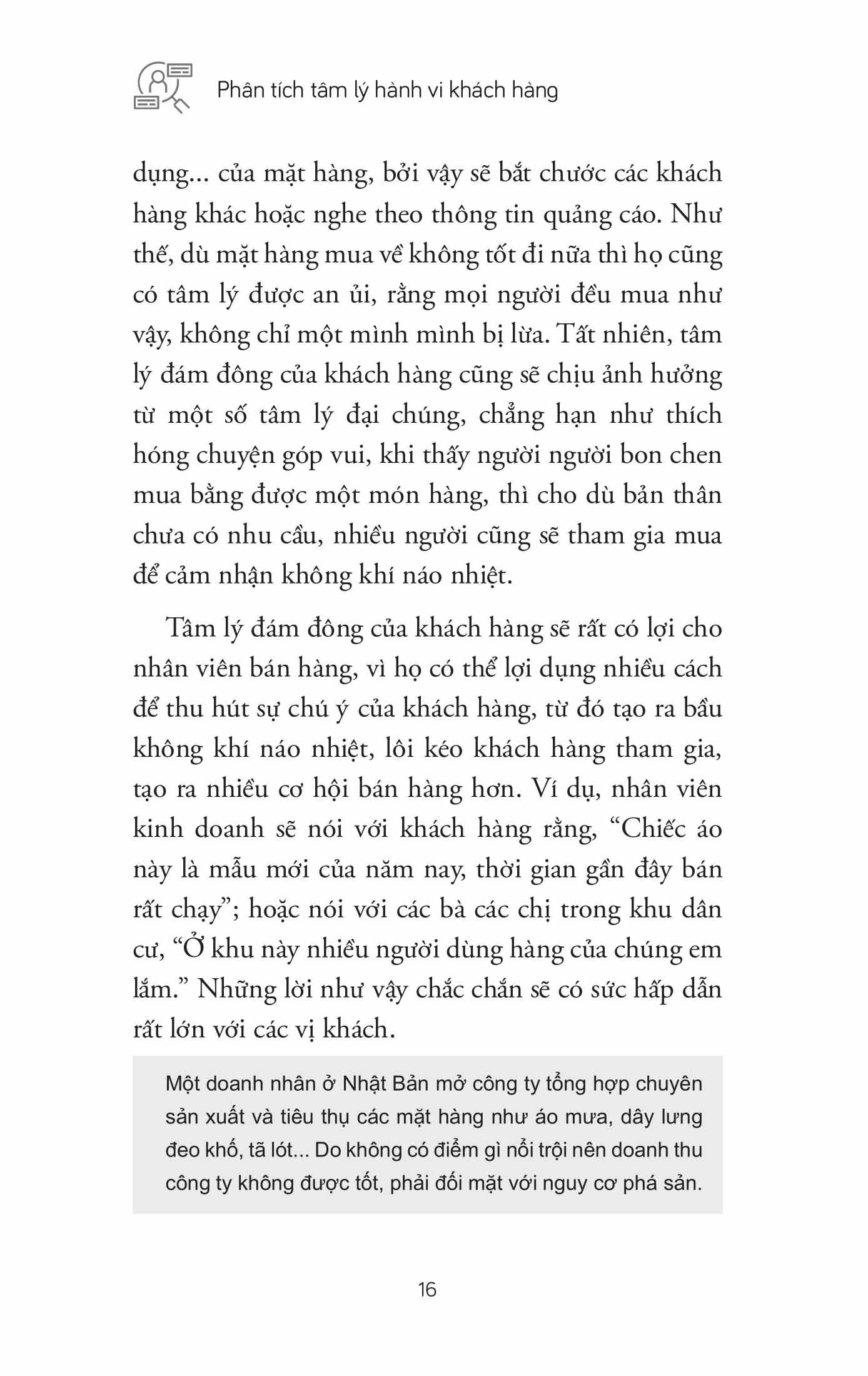 phân tích tâm lý hành vi khách hàng