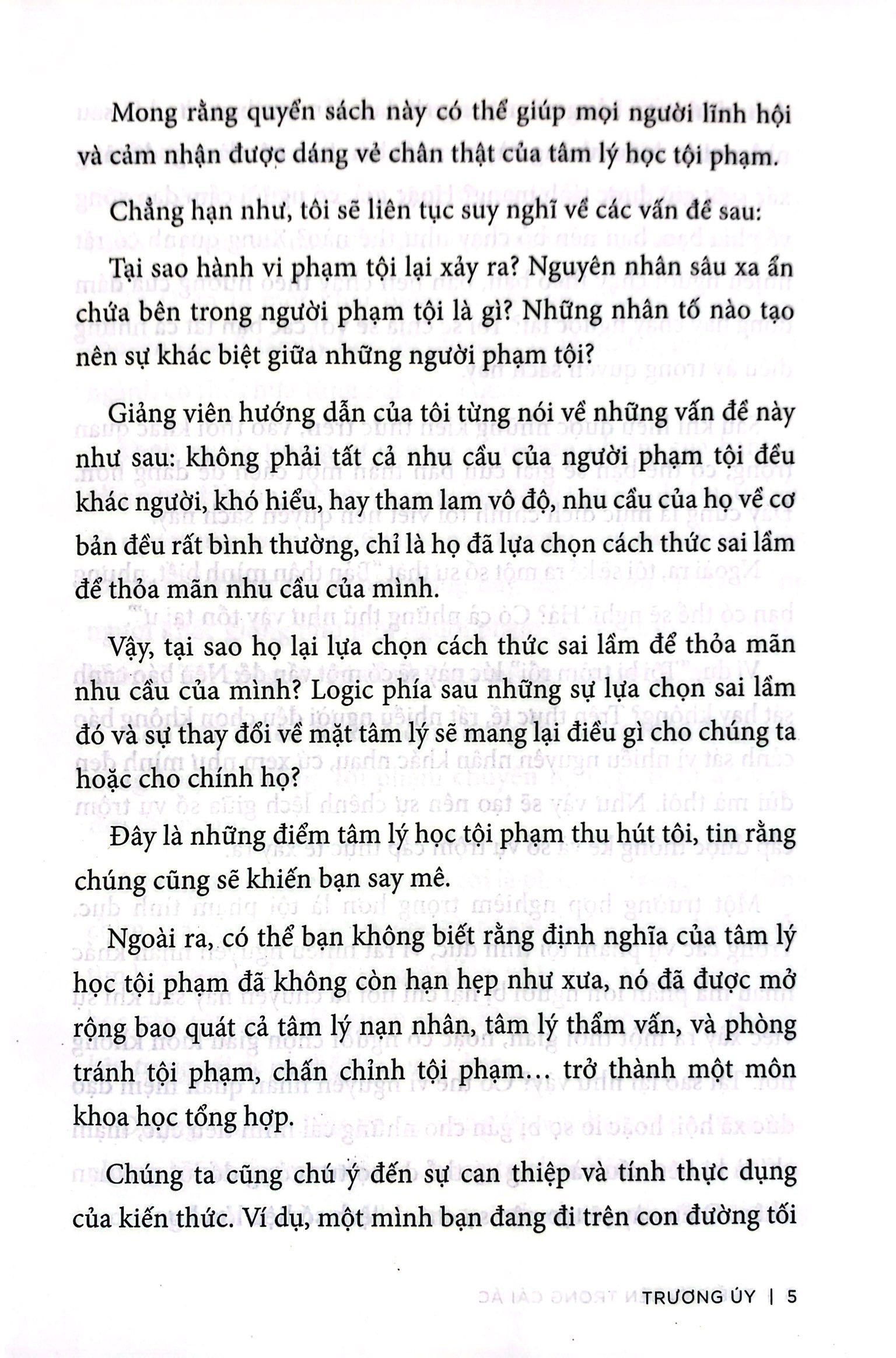 phân tích tâm lý tội phạm - thế giới bên trong cái ác