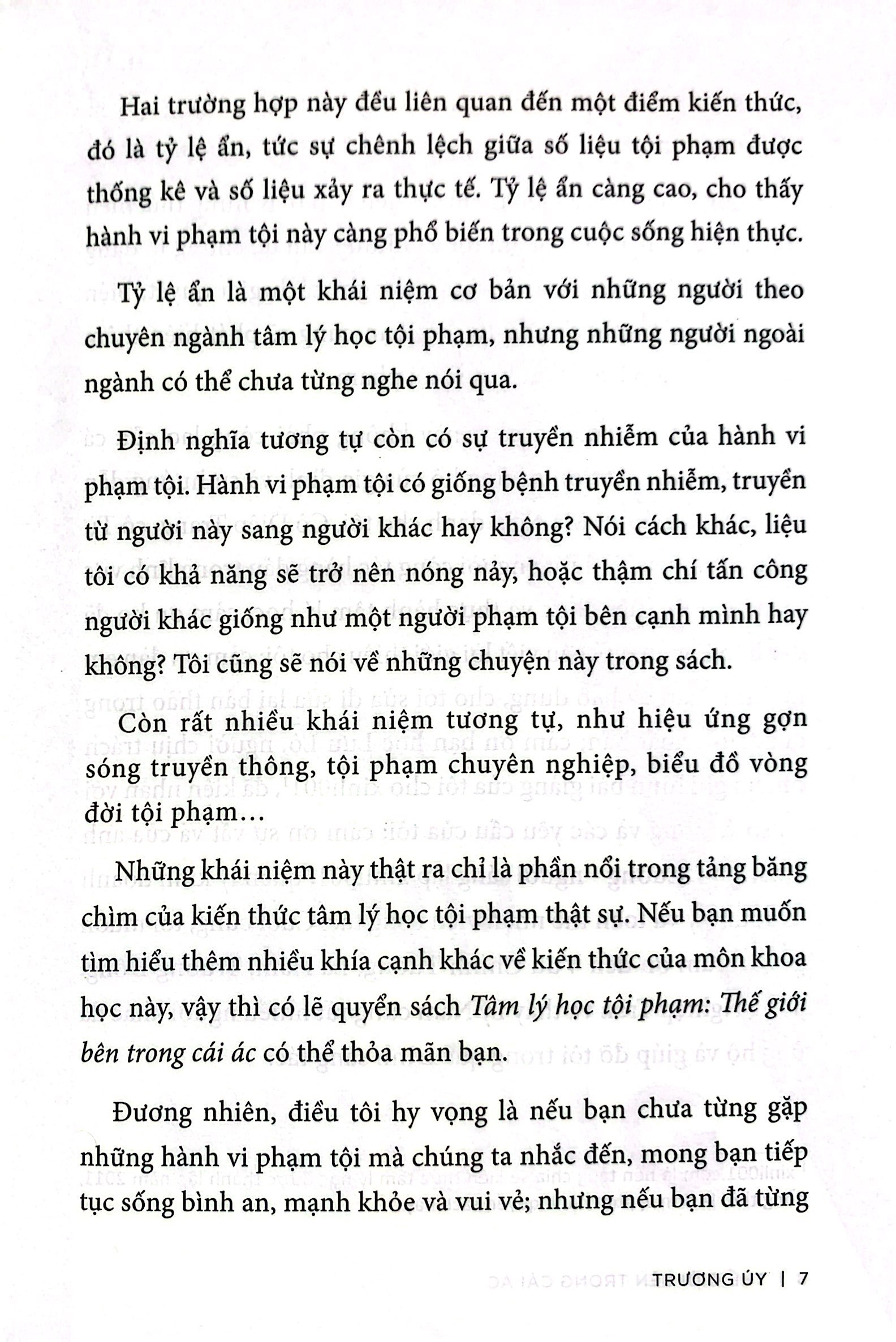 phân tích tâm lý tội phạm - thế giới bên trong cái ác