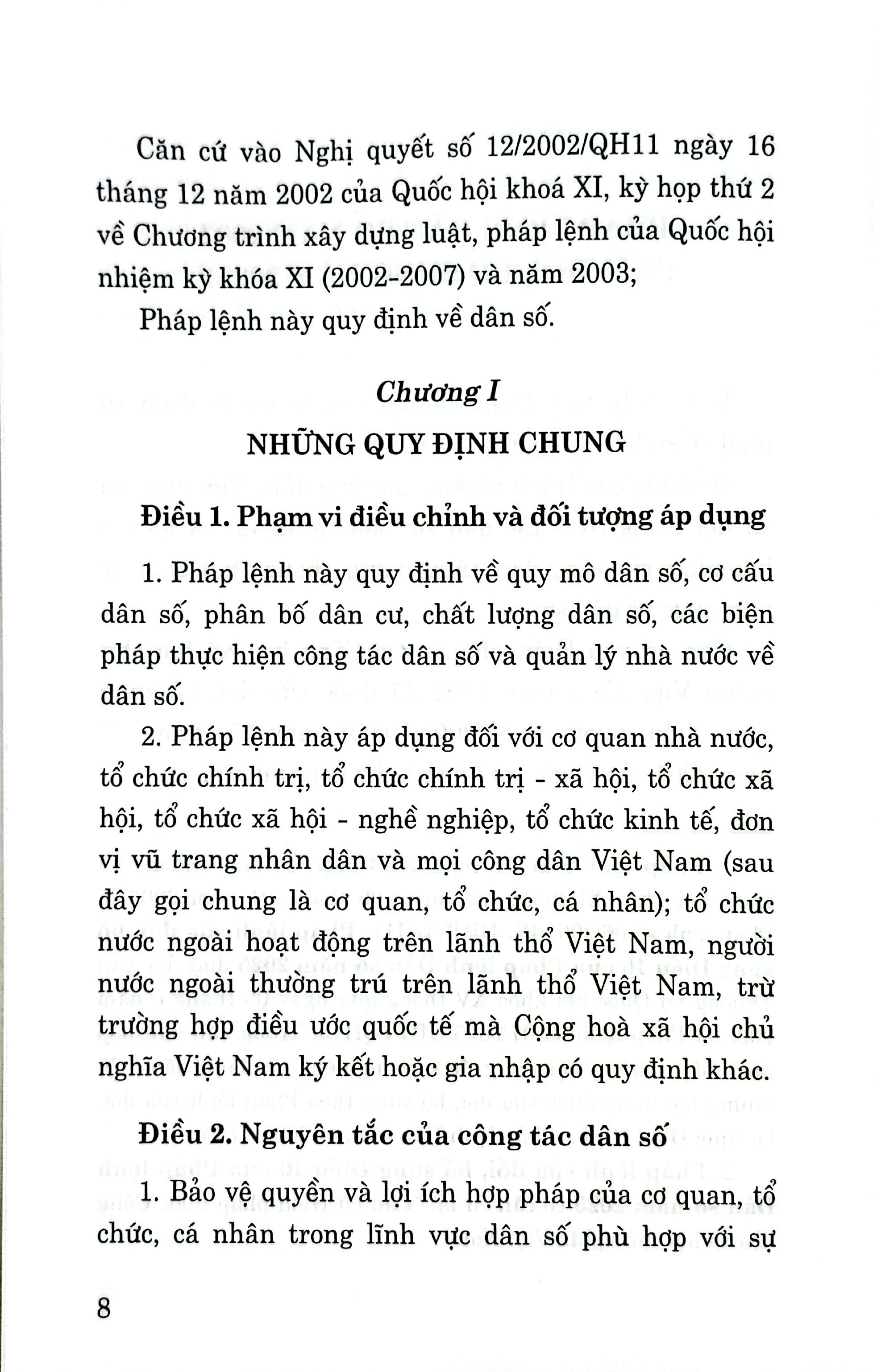 Phap Lenh Dan So Nam 2003 (Sua Doi, Bo Sung Nam 2025)