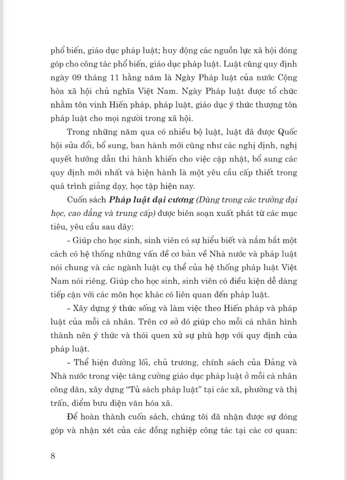 pháp luật đại cương - dùng trong các trường đại học, cao đẳng và trung cấp