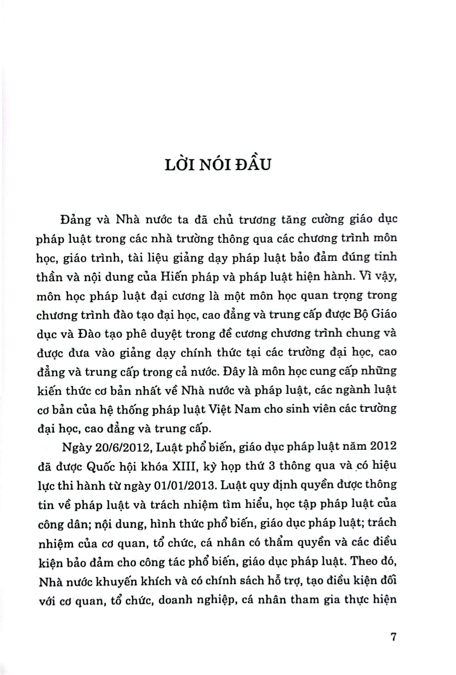 pháp luật đại cương - dùng trong các trường đại học, cao đẳng và trung cấp (xuất bản lần thứ 20, có sửa chữa, bổ sung)