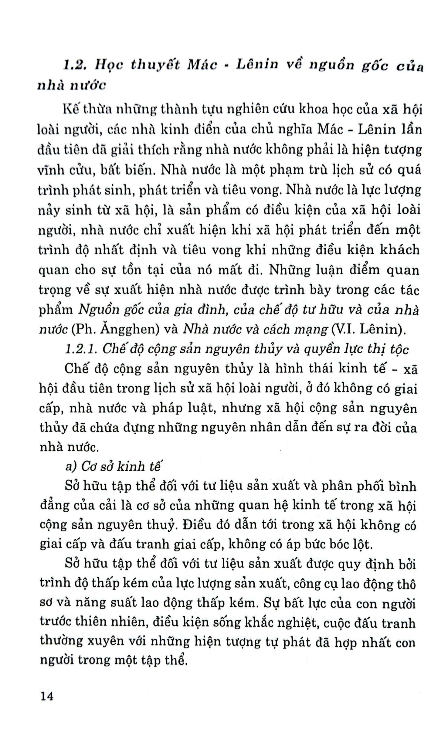 pháp luật đại cương - dùng trong các trường đại học, cao đẳng và trung cấp (xuất bản lần thứ 20, có sửa chữa, bổ sung)